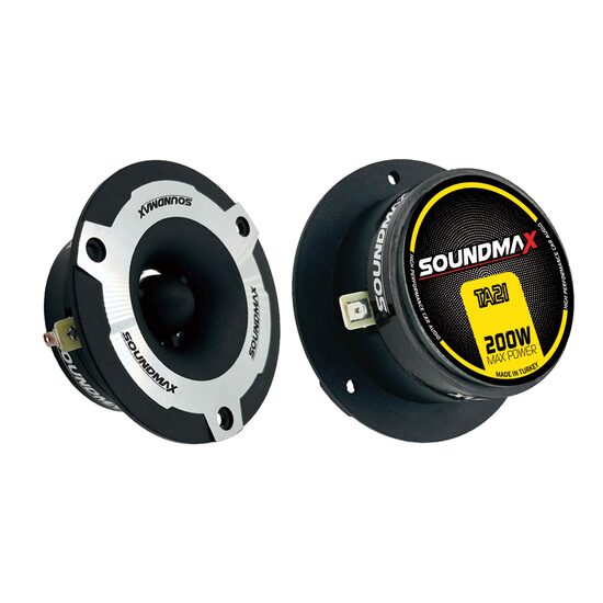 Set difuzoare auto Super Bullet Tweeter Soundmax SX-TA21 100W RMS